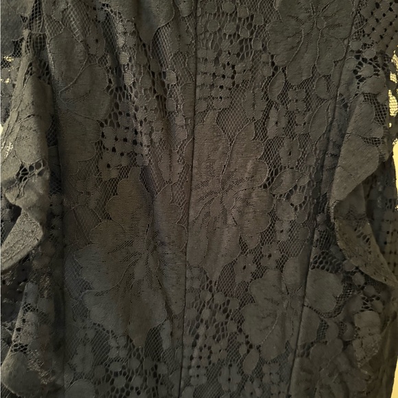 Lulus Molinetto Black Lace Ruffled Sleeveless Jumpsuit - Picture 8 of 9